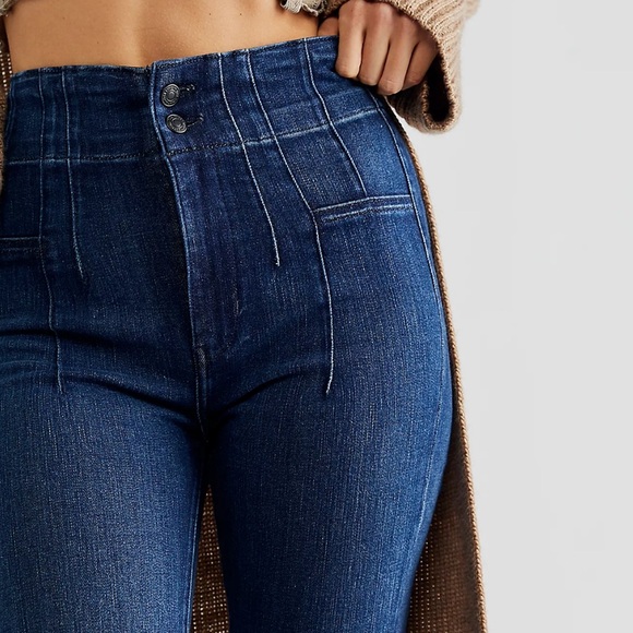 free people Jayde High Rise Jeans - Picture 2 of 6